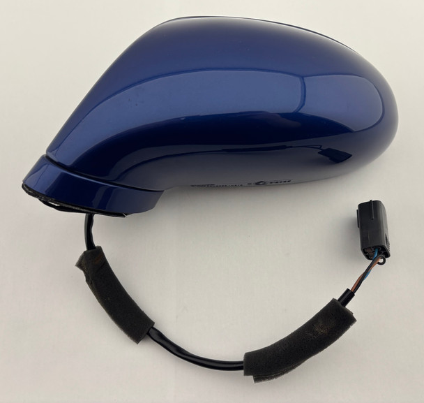 1999-2005 Mazda Miata Driver Side Power Mirror  / Sapphire Blue Mica  NB269