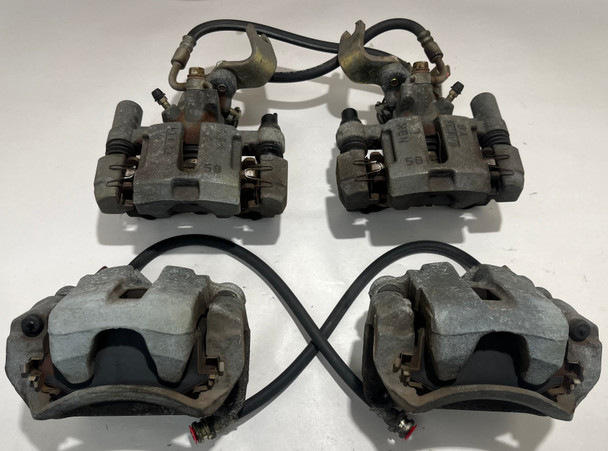 1999-2000 Mazda Miata OEM Brake Calipers w/ Brackets / Set of 4  / 35K NB269