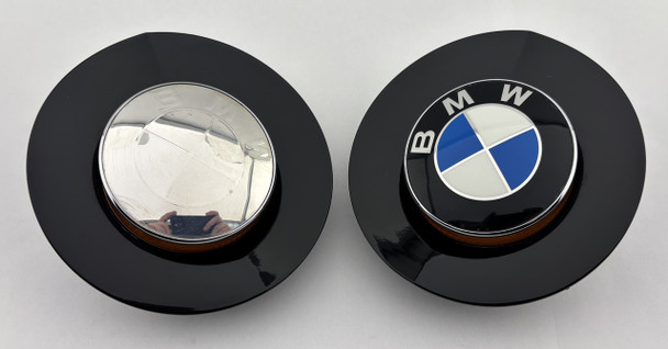 2003-2008 E85 E86 BMW Z4 Fender Turn Signals Marker Lights / Amber Lens / Black Sapphire  Z4062