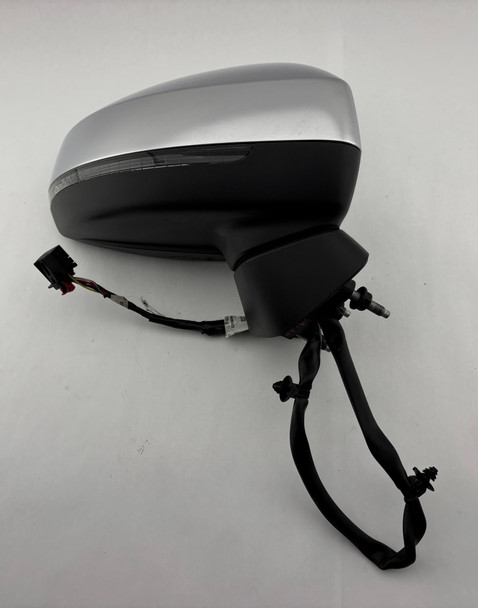 2015-2017 Audi S3 Passenger Side Mirror w/ Lane Assist / Aluminum  /   S3108