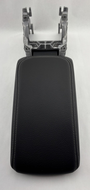 2015-2020 Audi A3 S3 Center Console Lid w/ Hinge / Black Leather  /   S3108