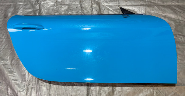 2017-2025 Porsche 718 Boxster Cayman Passenger Side Door Assembly / Miami Blue  BC302