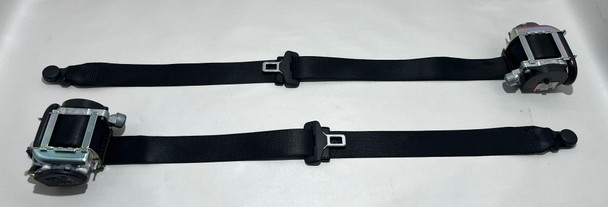 2013-2025 Porsche 981 718 Boxster Cayman OEM Seat Belts / Black / Pair /   BC302