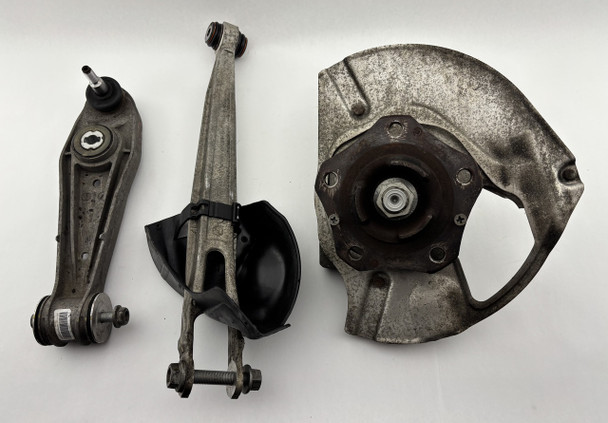 2017-2025 Porsche 718 Boxster Cayman Passenger Front Knuckle / Hub Assembly w/ Control Arms  / 65K BC302