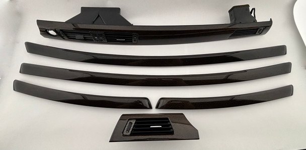 2011-2023 E92 E93 BMW M3 Interior Dashboard / Door Trim Panel Set / Anthracite Fine Wood /   E9M06