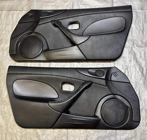 2001-2005 Mazda Miata Interior Door Panels / Black / Pair  /   NB258