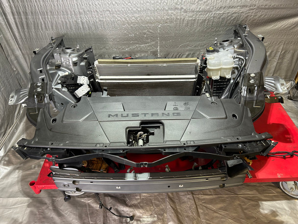 2024-2025 Ford Mustang GT Dark Horse S650 Front Core Cut Assembly w/ Radiator Support / Cooling Fan / Manual / Carbonized Gray Metallic FM201