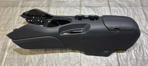 2024-2025 Ford Mustang GT Dark Horse Premium S650 Center Console w/ Lid / Blue Stitching /   FM201