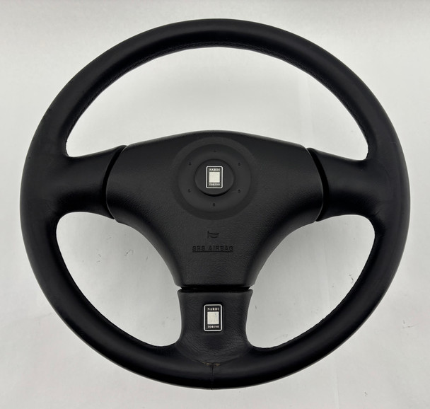 1999-2000 Mazda Miata Nardi Black Leather Steering Wheel w/ Airbag /   NA112