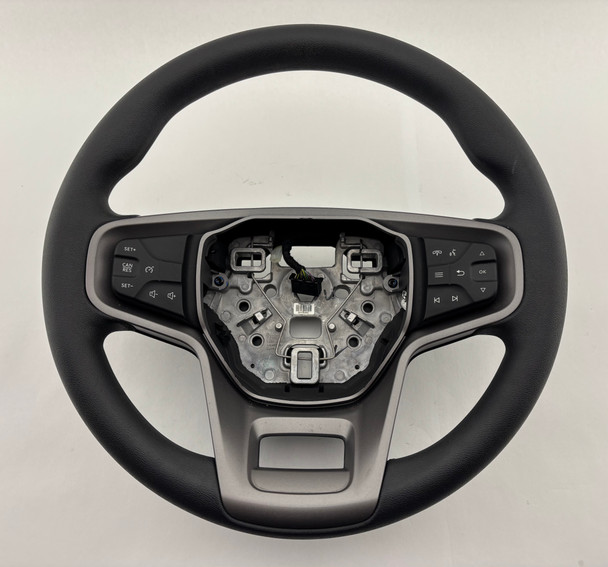 2021-2023 Ford Bronco Black Vinyl Steering Wheel w/ Controls  /   BR005