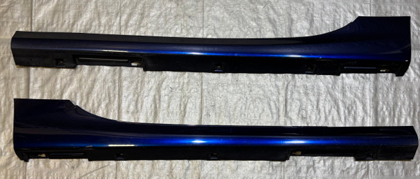 2009-2015 Mazda Mx5 Miata Side Skirt Rocker Panels / Pair  / Stormy Blue Mica  NC106