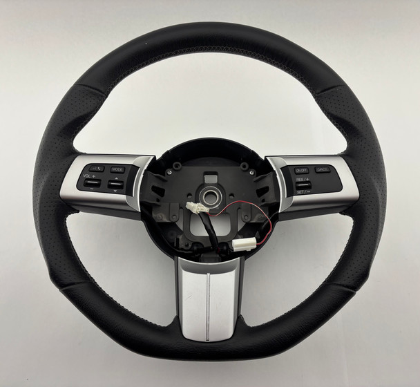 2009-2015 Mazda MX5 Miata Cipher Auto Black Leather Steering Wheel w/ Trim / Manual /   NC106