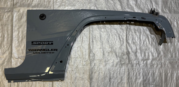 2007-2018 Jeep Wrangler JK Passenger Side Fender Apron Panel / Anvil Clear Coat  JK017