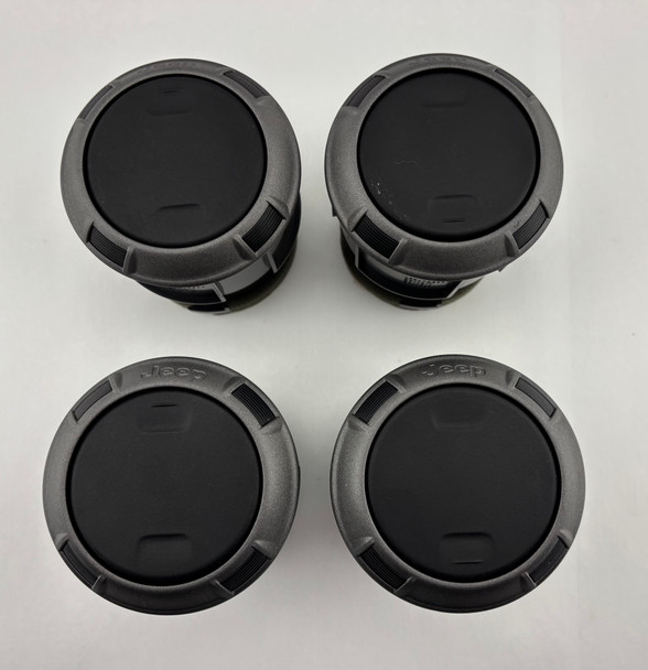 2011-2018 Jeep Wrangler JK Interior AC Vents / Set of 4 / Gray / 72K JK017