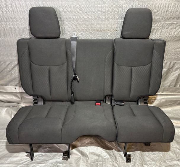 2013-2018 Jeep Wrangler JK Unlimited 4DR Black Cloth 60/40 Rear Seat Set /   JK017