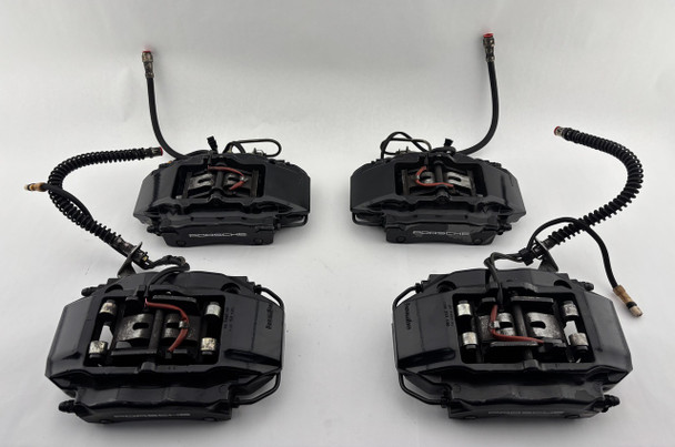 1999-2004 Porsche 996 911 Carrera Brembo Brake Calipers / Black / Set of 4 / 88K P6019