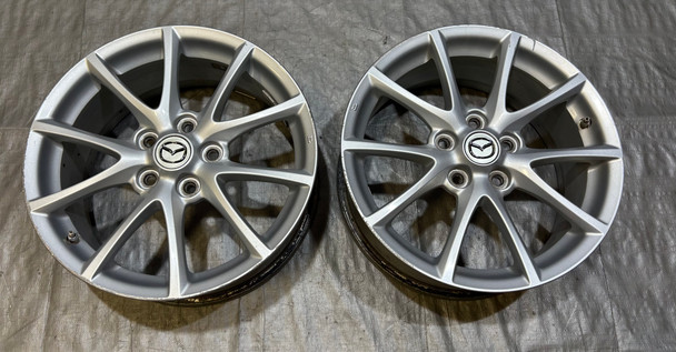 2009-2015 Mazda Mx5 Miata 17x7" 10 Spoke Wheels Rims / Pair / NC106