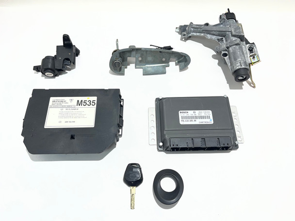 2000-2002 Porsche 986 Boxster 2.7l ECU DME Kit w/ Immobilizer / Key / Manual / 99661860500 /   BX070