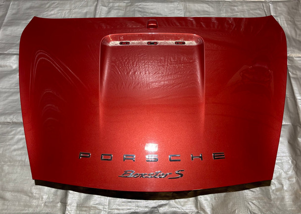 2013-2016 Porsche 981 Boxster / 718 Boxster Trunk Lid / Amaranth Red Metallic  BC206
