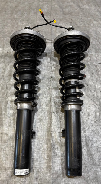 2013-2016 Porsche 981 Boxster S Cayman S Adaptive Front Shocks / Struts / Pair / PASM / 53K BC206