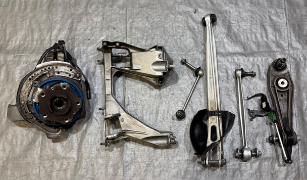 2013-2016 Porsche 981 Boxster / Cayman Passenger Rear Knee / Spindle Hub w/ Control Arms / 53K BC206