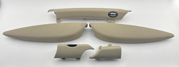 2011-2015 Mini Cooper R55 R56 R57 Interior Trim Panel Set / Armrests / Polar Beige /   R2033