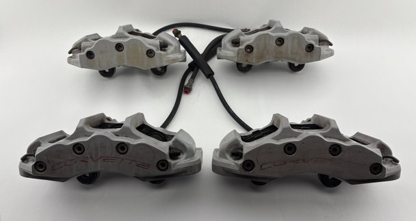 2010-2013 Chevrolet Corvette C6 Grand Sport 6 Piston Brake Calipers / Front / Rear / 95K C6023