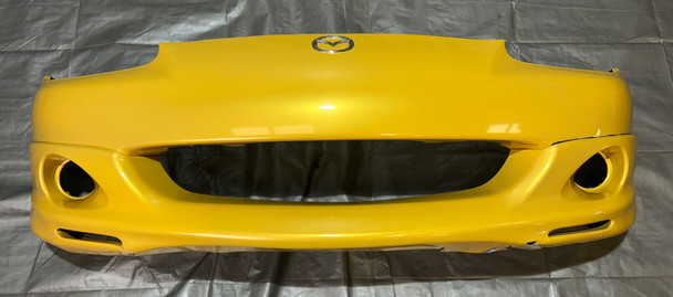 2001-2005 Mazda Miata Front Bumper Cover w/ Tupperware Lip *DAMAGE* / NB265