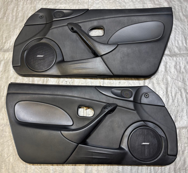 2001-2005 Mazda Miata Interior Door Panels / Black / Pair  /   NB265