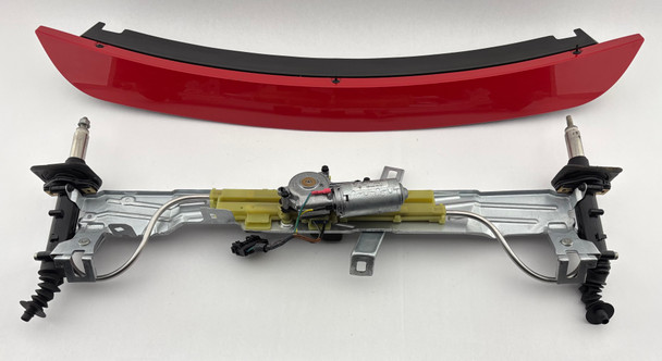 2005-2012 Porsche 987 Boxster Rear Spoiler Assembly w/ Motor / Guards Red  BC036