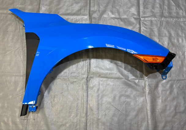 2017-2021 FK8 Honda Civic Type R Passenger Side Fender / Boost Blue Pearl  TR107
