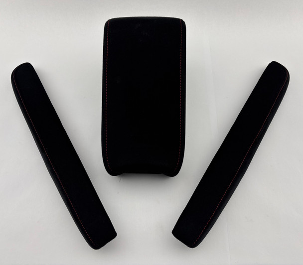 2017-2021 FK8 Honda Civic Type R Black Suede Center Console Lid w/ Trim Panels /   TR107