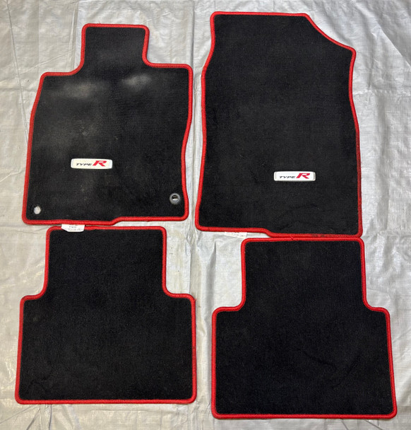 2017-2021 FK8 Honda Civic Type R OEM Floor Mats / Set of 4  /   TR107