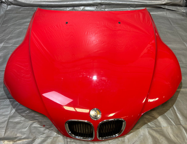 1996-2002 BMW Z3 Roadster Coupe Factory Hood Panel w/ Vents / Hellrot Z3038