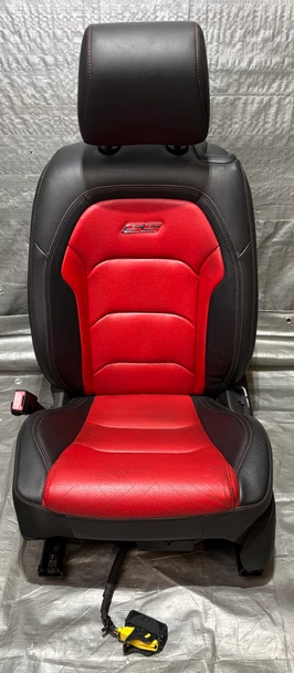 2019-2020 Chevrolet Camaro SS Coupe Driver Side Front Seat / Black / Red Leather /   CM003