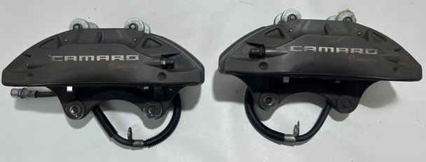 2016-2024 Chevrolet Camaro SS OEM Front Brembo Brake Calipers / Pair / 93K CM003