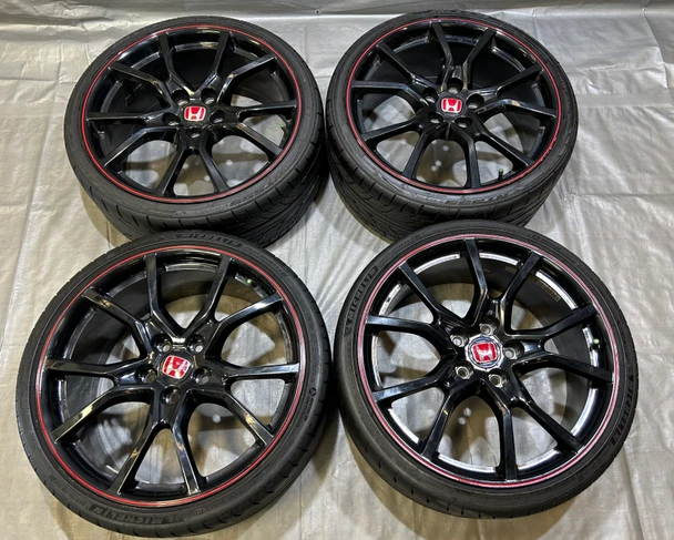*DAMAGED* 2017-2021 Honda Civic Type R FK8 OEM 20" Wheels Rims w/ Tires / TR107