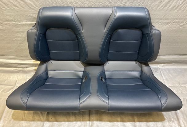 2024 Ford Mustang S650 Convertible California Special Black / Blue Leather Rear Seat Set /   FM202