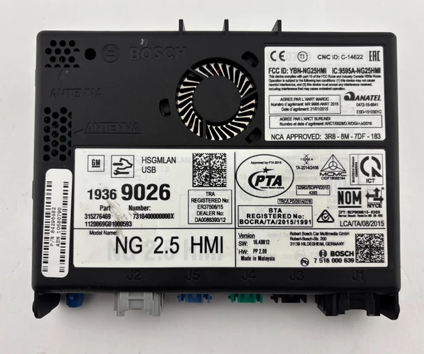 2017 Chevrolet C7 Corvette NG 2.5 HMI Media Interface Module / 19369026 /   C7008