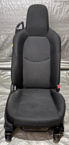 2009-2015 Mazda MX5 Miata Club Passenger Side Black Cloth Seat w/ Red Stitching /   NC108
