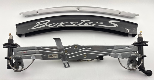 1997-2002 Porsche 986 Boxster Rear Spoiler Wing Assembly / Arctic Silver Metallic  BX071