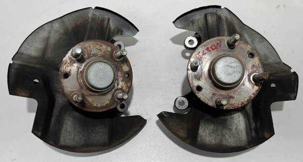 1999-2002 Mazda Miata Front Spindles / Hubs w/ ABS / Pair / 80K NB272