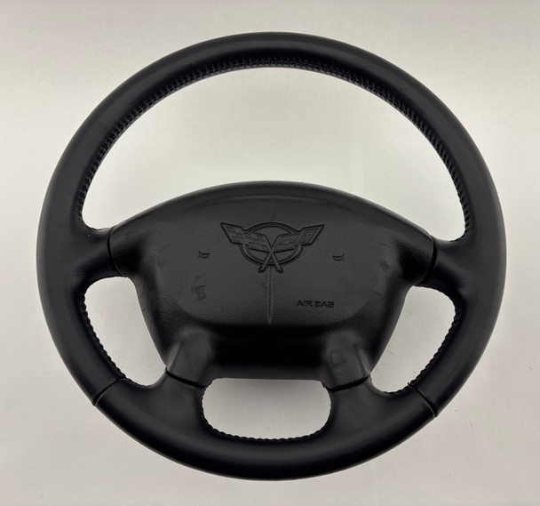 1997-2004 Chevrolet C5 Corvette Steering Wheel w/ Airbag / Black Leather /   C5033