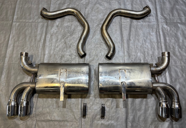 2001-2004 Chevrolet C5 Corvette Mid America Motorworks Exhaust Muffler w/ Tips / USED C5033