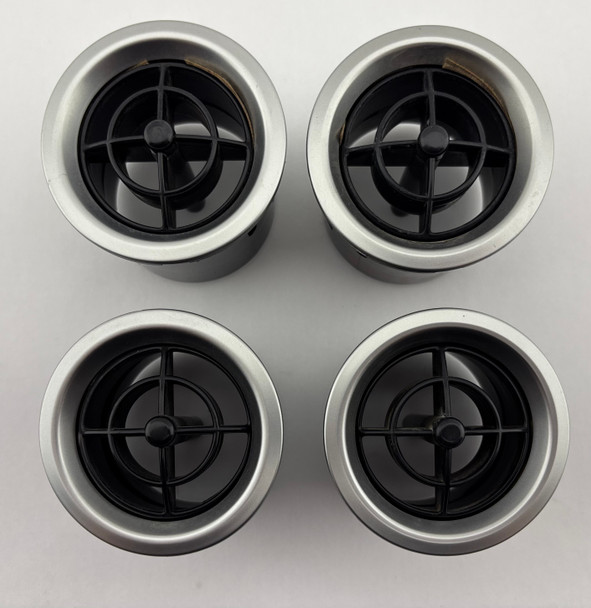 1999-2005 Mazda Miata AC Vents w/ Silver Trim / Set of 4  /   NB263
