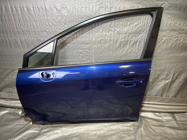2015-2021 Subaru WRX STI Driver Front Door Assembly / Lapis Blue Metallic SS019