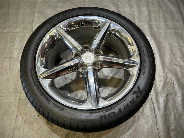 2007-2010 Saturn Sky 18x8" OEM Chrome Wheel Rim w/ Tire / PS075