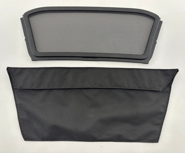 2013-2016 Porsche 981 Boxster OEM Mesh Wind Blocker w/ Storage Bag / BC206
