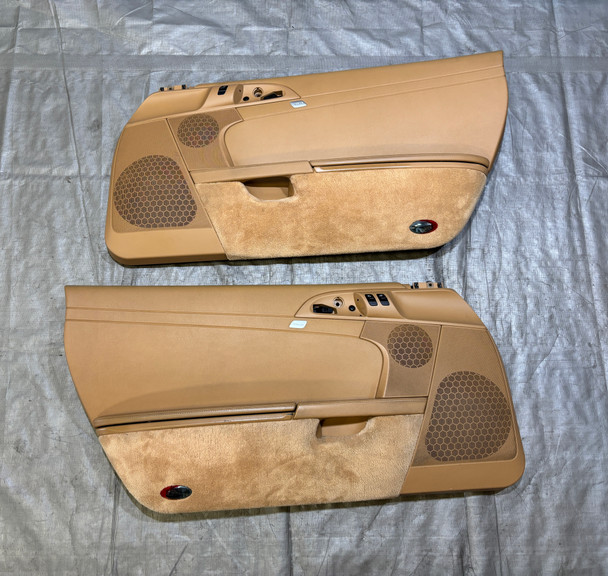 2005-2012 Porsche 987 Boxster / Cayman Interior Door Panels / Sand Beige / Pair /   BC037