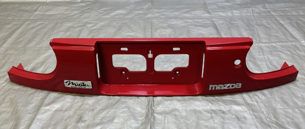 1990-1997 Mazda Miata Rear Finish Panel / License Plate Panel / Classic Red  NA114